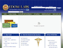 Tablet Screenshot of edomlaboratories.com